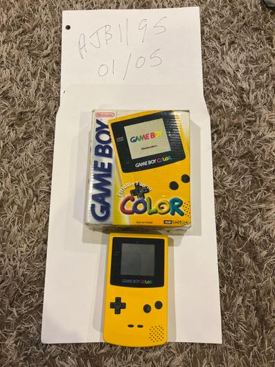 Game Boy Color Yellow photo