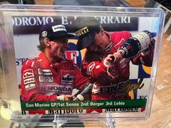 San Marino GP/1st: Senna 2nd: Berger 3rd: Lehto #102 Racing Cards 1992 Grid F1 Prices