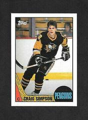 Craig Simpson #80 Hockey Cards 1987 Topps Prices