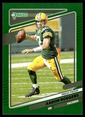 Aaron Rodgers [Press Proof Green] Football Cards 2021 Panini Donruss Prices