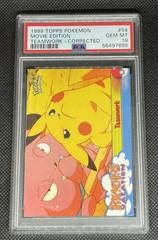 Teamwork [Corrected] #54 Pokemon 1999 Topps Movie Prices