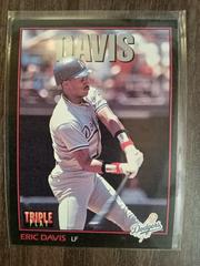 Eric Davis Baseball Cards 1993 Panini Donruss Triple Play Prices