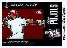 Albert Pujols #123 Baseball Cards 2012 Panini Triple Play Prices