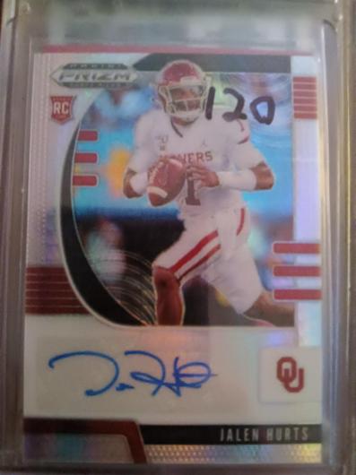 Jalen Hurts [Autograph Hyper Prizm] #129 photo