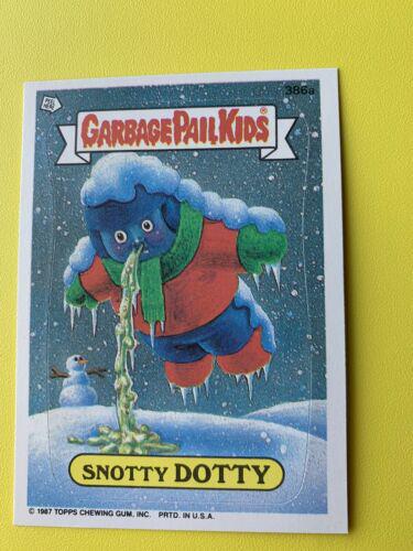 Snotty DOTTY #386a 1987 Garbage Pail Kids