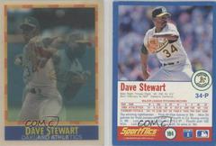 Dave Stewart #194 Baseball Cards 1990 Sportflics Prices