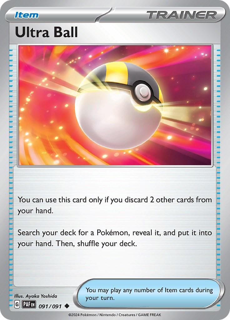 Ultra Ball #91 Pokemon Paldean Fates