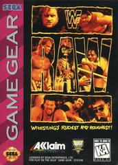 WWF Raw - Front | WWF Raw Sega Game Gear