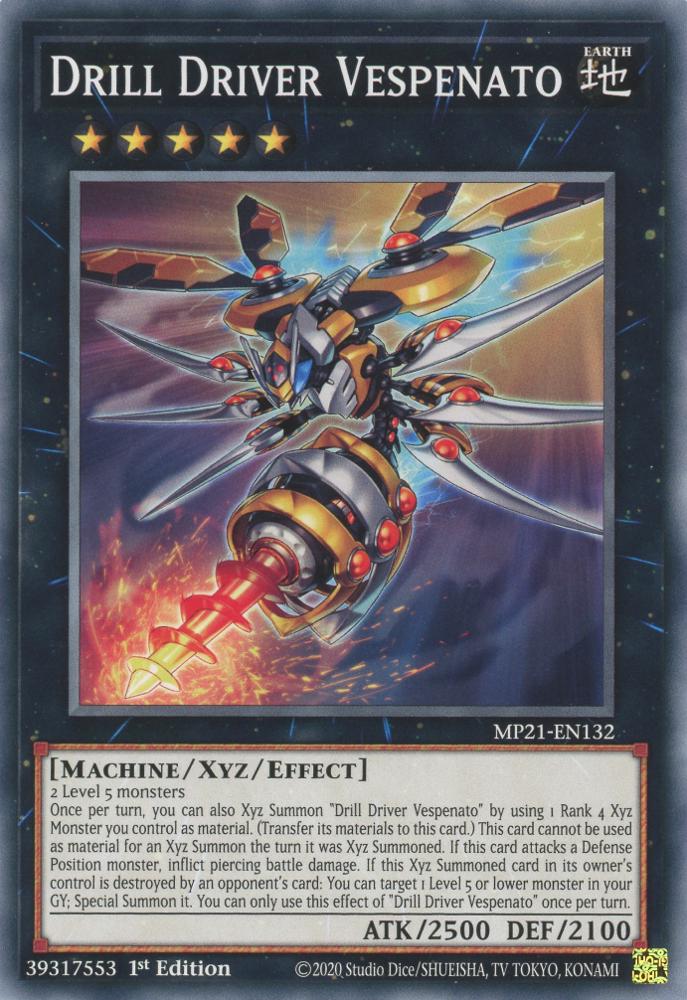 Drill Driver Vespenato MP21-EN132 YuGiOh 2021 Tin of Ancient Battles Mega Pack