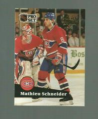 Mathieu Schneider Hockey Cards 1991 Pro Set Prices