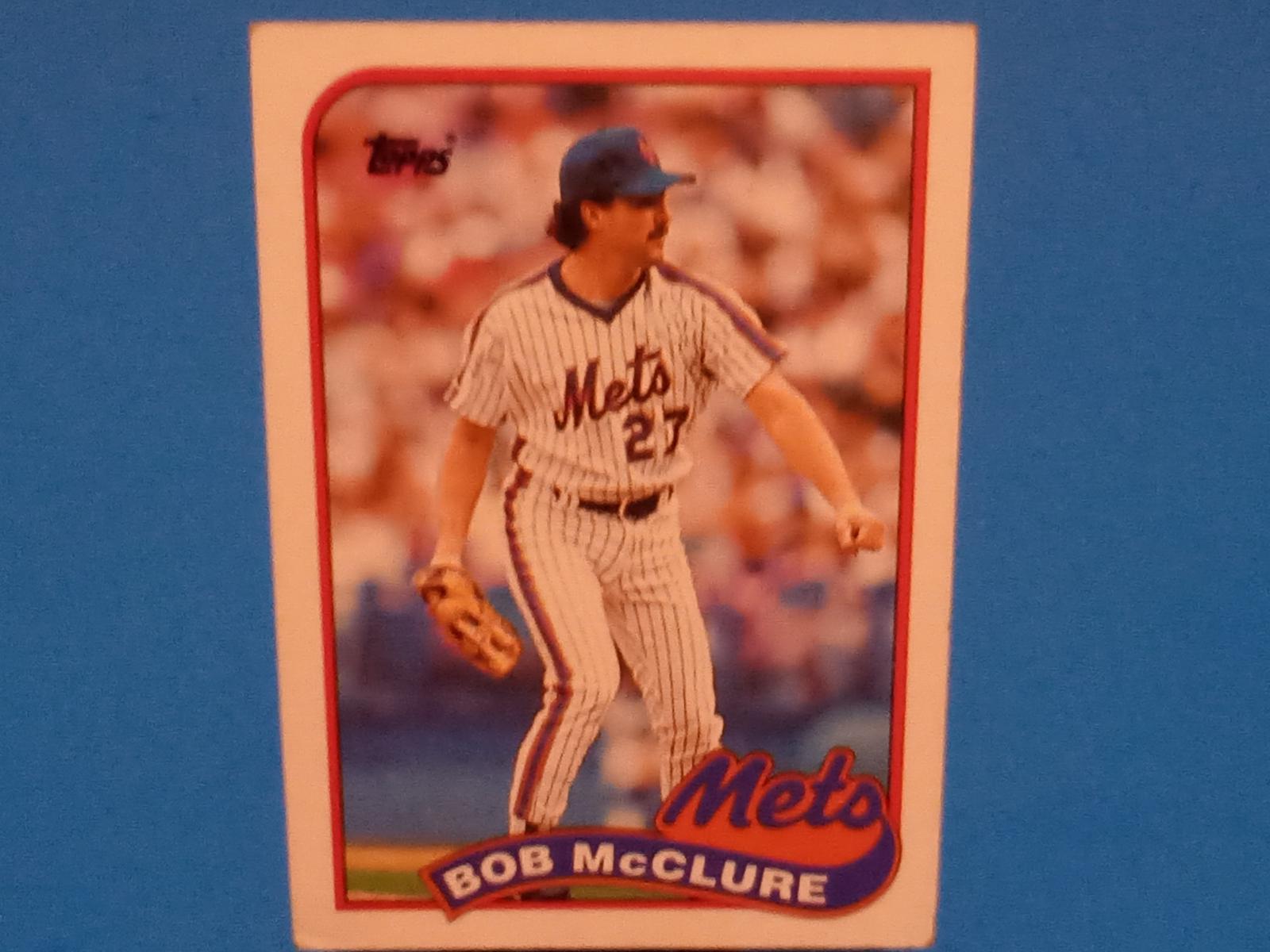 Bob Mcclure Ungraded 1989 Topps