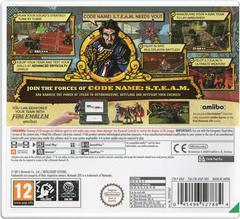 Back Cover (PAL) | Code Name: S.T.E.A.M PAL Nintendo 3DS