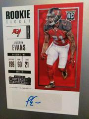Justin Evans [Autograph] #221 Football Cards 2017 Panini Contenders Prices