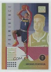 Michael Porter Jr. [Red] #13 Basketball Cards 2018 Panini Status Rookie Prominence Prices