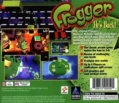 Back Cover | Frogger Playstation