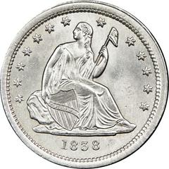 1838 Coins Seated Liberty Quarter Prices