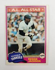 Reggie Jackson Baseball Cards 1981 Topps Prices