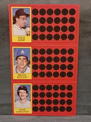Steve Kemp, Bruce Bochte, Dave Stapleton #11, 30, 48 Baseball Cards 1981 Topps Scratch Offs Prices