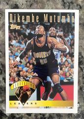 Dikembe Mutombo #12 Basketball Cards 1995 Topps Prices