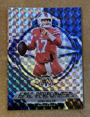 Josh Allen [Silver Mosaic] #EP-JA Football Cards 2023 Panini Mosaic Epic Performers Prices