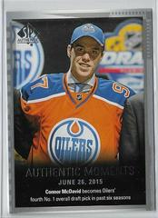 Connor McDavid Hockey Cards 2015 SP Authentic Prices