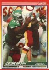 Jerome Brown #252 Football Cards 1990 Panini Score Prices