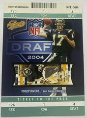 Philip Rivers [General Admission Green] #111 Football Cards 2004 Fleer Authentix Prices