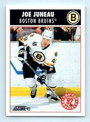Joe Juneau Hockey Cards 1992 Score Prices