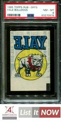 Yale Bulldogs Football Cards 1965 Topps Rub Offs Prices