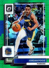 Jordan Poole [Hyper Green] #100 Basketball Cards 2022 Panini Donruss Optic Prices