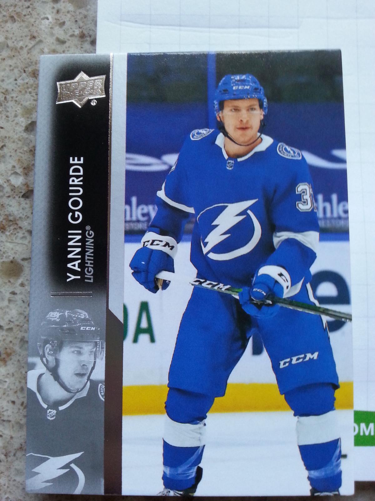 Yanni Gourde Ungraded 2021 Upper Deck