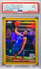 Russell Westbrook [Gold Refractor] #67 Basketball Cards 2009 Topps Chrome Prices