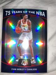 Evan Mobley Basketball Cards 2021 Panini Donruss Optic 75 Years of the NBA Prices