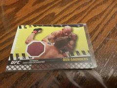 Ben Saunders #FM-BS Ufc Cards 2010 Topps UFC Fight Mat Relic Prices