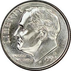 1999 D Coins Roosevelt Dime Prices