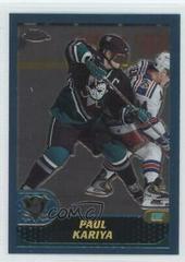 Paul Kariya #28 Hockey Cards 2001 Topps Chrome Prices