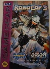 Robocop 3 - Manual | Robocop 3 Sega Game Gear
