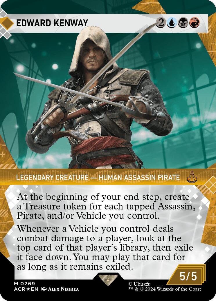 Edward Kenway [Textured Foil] #269 Magic Assassin's Creed