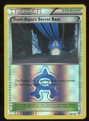 Team Aqua's Secret Base [Reverse Holo] #28 Pokemon Double Crisis Prices