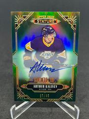 Arthur Kaliyev [Green Autograph] Hockey Cards 2020 Upper Deck Stature Prices