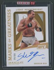 Shogun Rua Ufc Cards 2021 Panini Immaculate UFC Marks of Greatness Autographs Prices