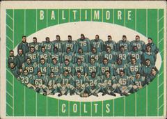 Baltimore Colts #9 Football Cards 1961 Topps Prices