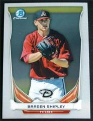 Braden Shipley [Chrome] Baseball Cards 2014 Bowman Draft Picks Top Prospects Prices