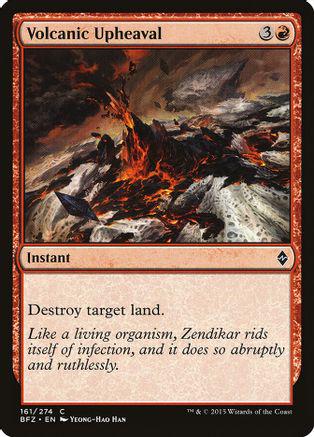 Volcanic Upheaval Magic Battle for Zendikar