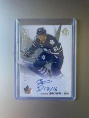 Connor Brown [Autograph Inscribed] Hockey Cards 2016 SP Authentic Prices