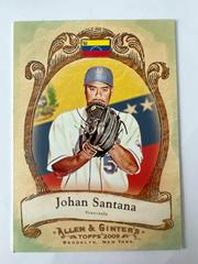 Johan Santana Baseball Cards 2009 Topps Allen & Ginter National Pride Prices