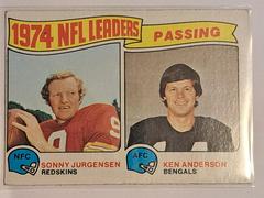 1974 NFL Leaders: Passing #2 Football Cards 1975 Topps Prices