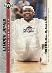 LeBron James #4 Basketball Cards 2003 Upper Deck Phenomenal Beginning Prices