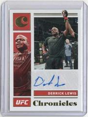 Derrick Lewis [Gold] Ufc Cards 2021 Panini Chronicles UFC Signatures Prices