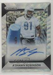 A'Shawn Robinson [Blue Wave] #RA-ARB Football Cards 2016 Panini Prizm Rookie Autograph Prices